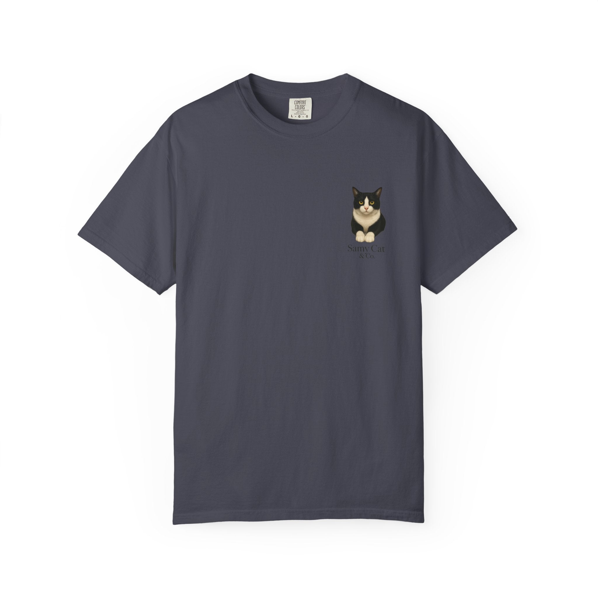Chihuahua Portrait T-Shirt | Small Dog Illustration, Heart Chest Detail