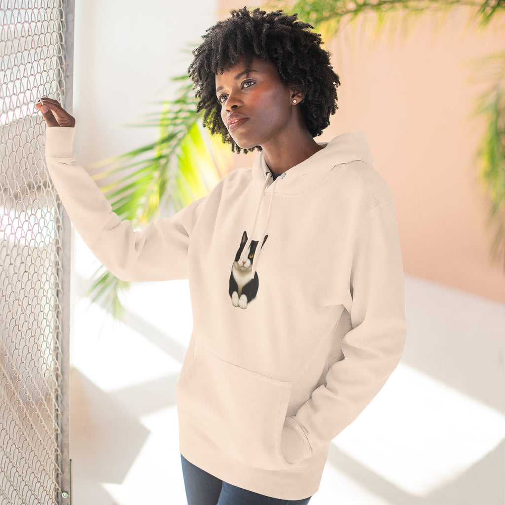 Hanging  Hoodie — Cozy Fleece Pullover for Animal Lovers