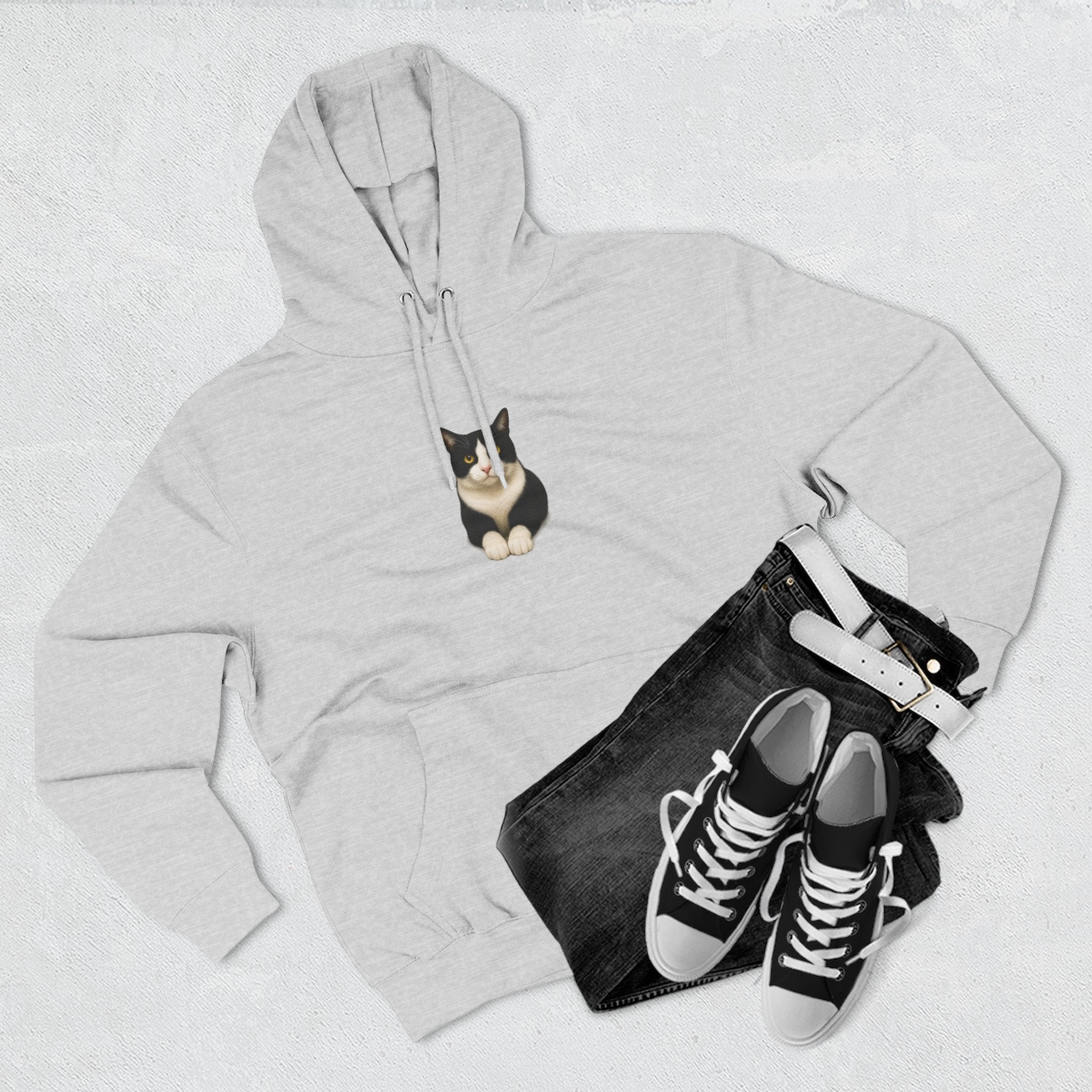 Hanging  Hoodie — Cozy Fleece Pullover for Animal Lovers