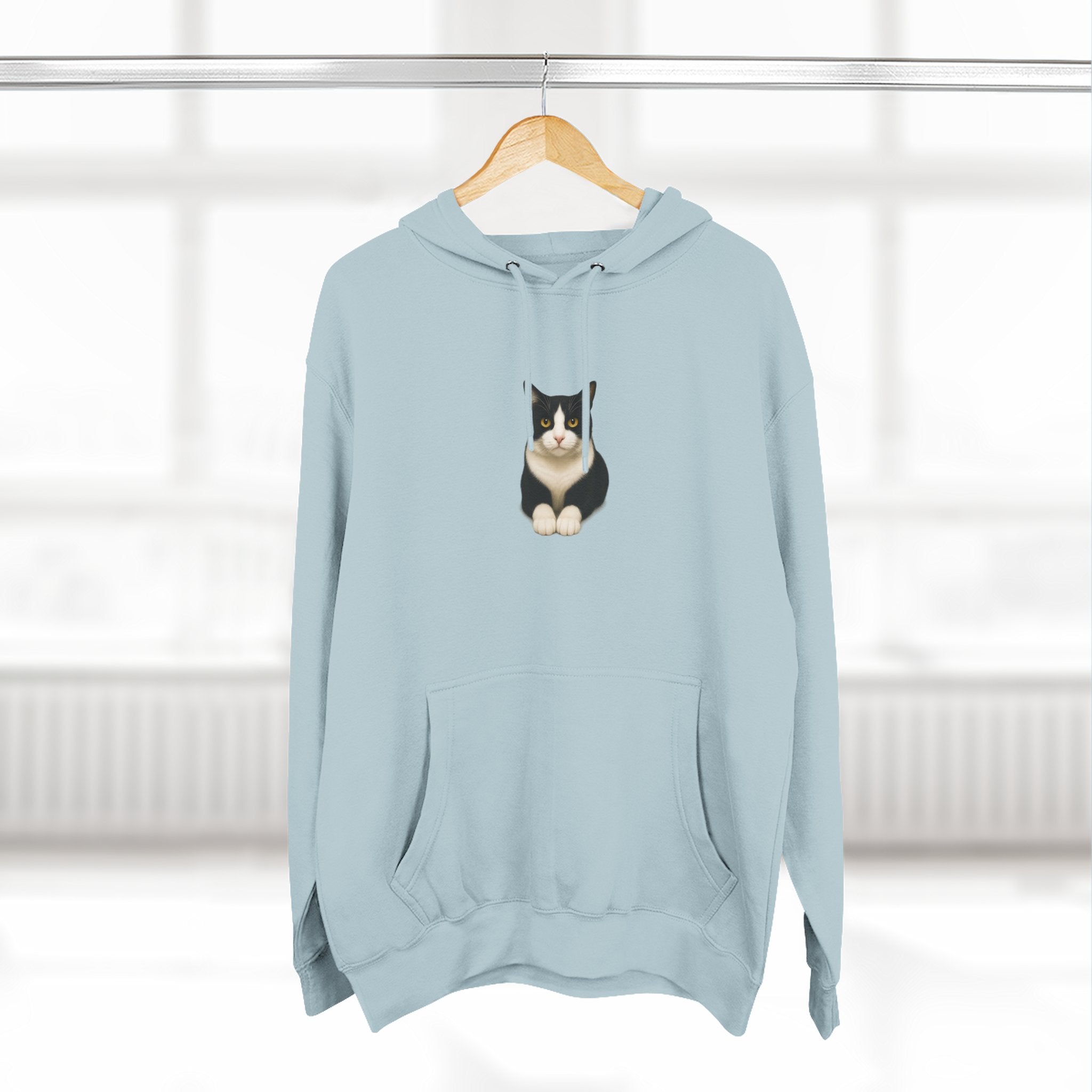 Hanging  Hoodie — Cozy Fleece Pullover for Animal Lovers