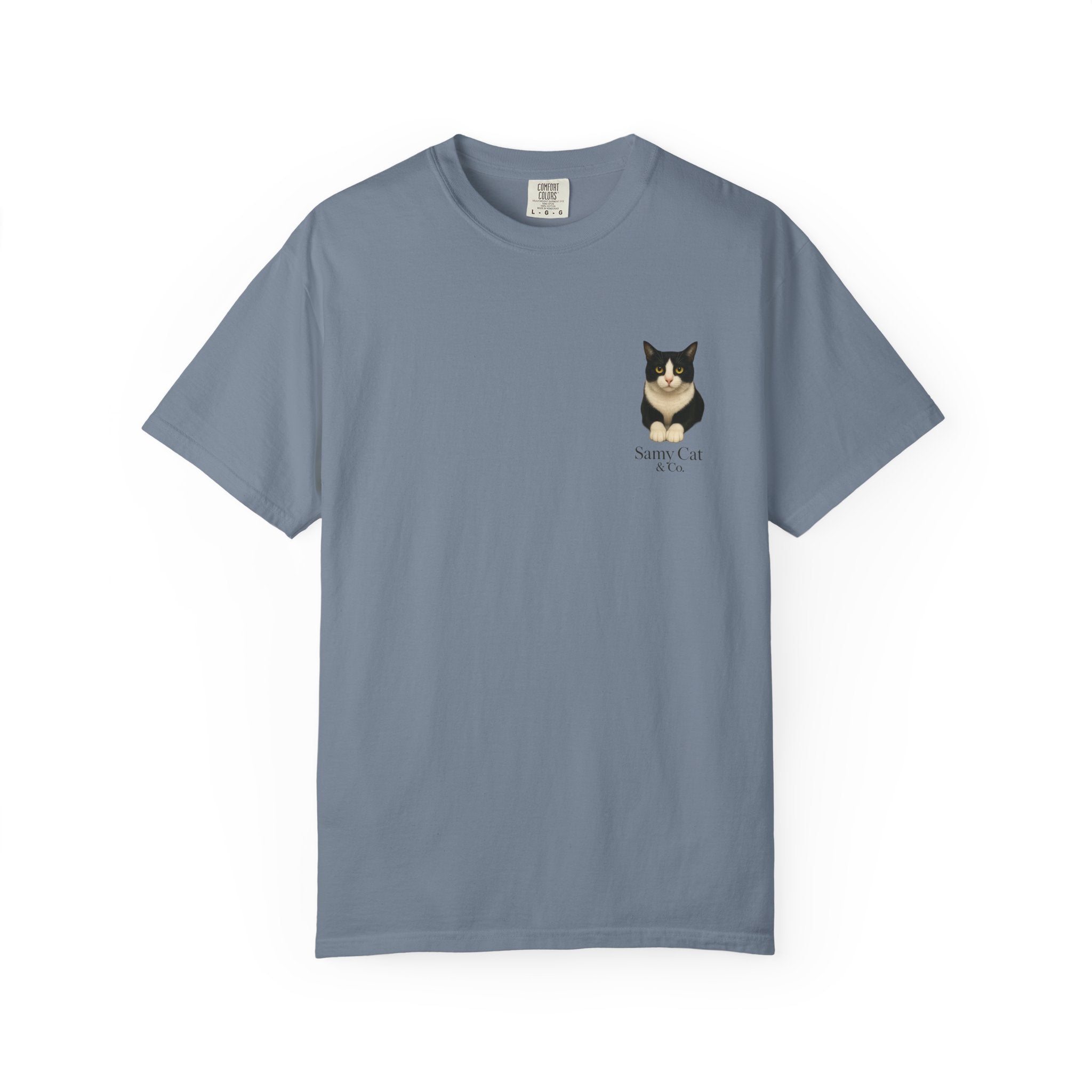 Chihuahua Portrait T-Shirt | Small Dog Illustration, Heart Chest Detail