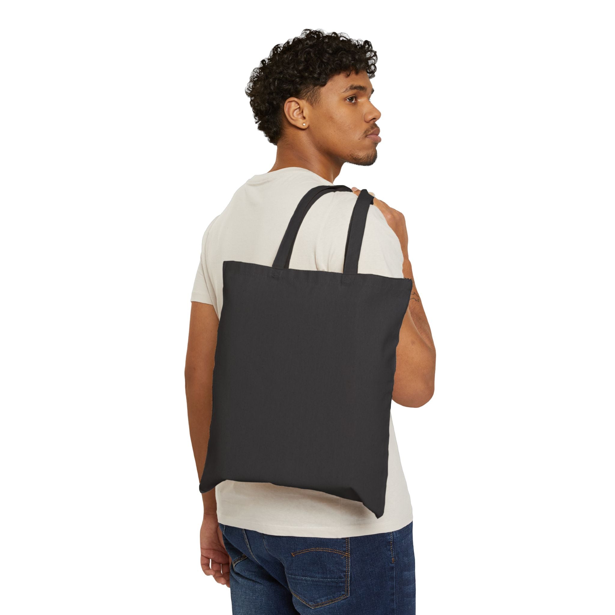Tuxedo Cat Illustration Tote Bag | Samy Cat & Co. Canvas Tote