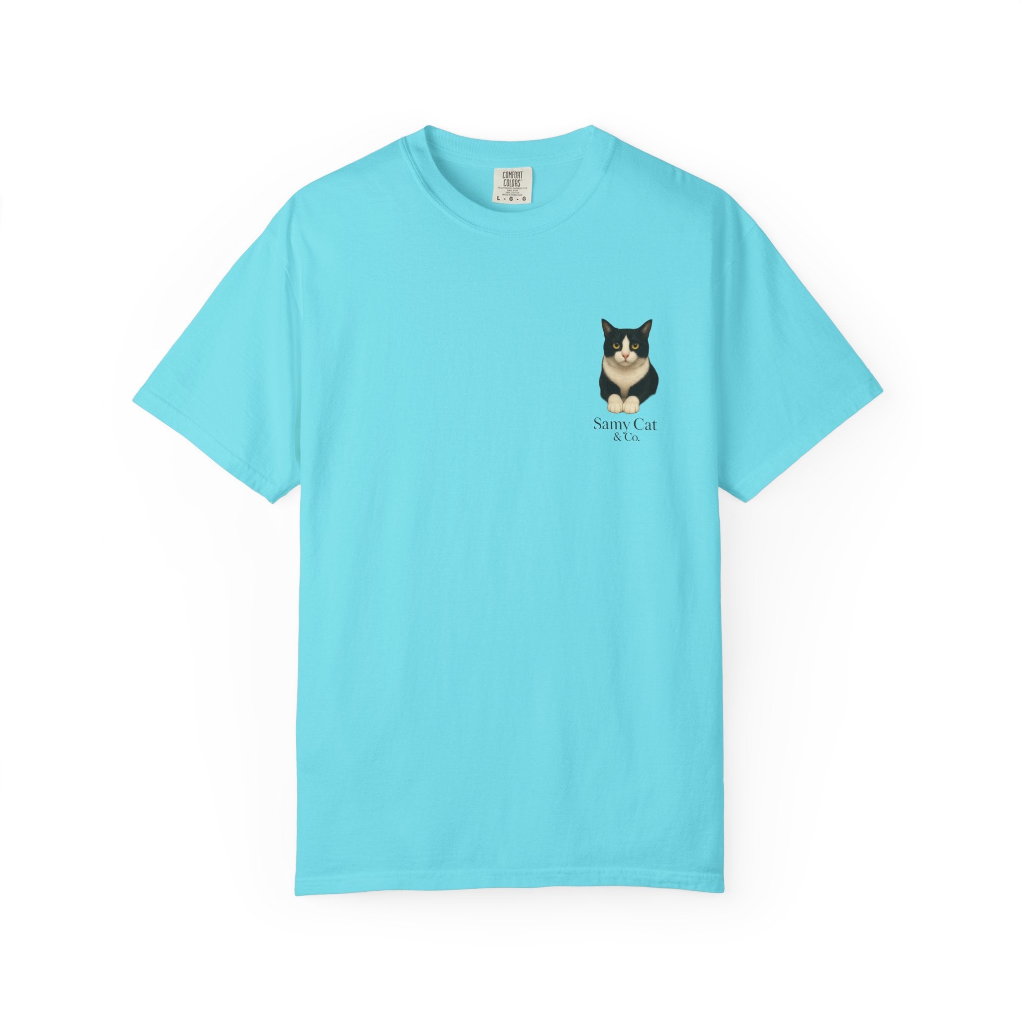 Chihuahua Portrait T-Shirt | Small Dog Illustration, Heart Chest Detail