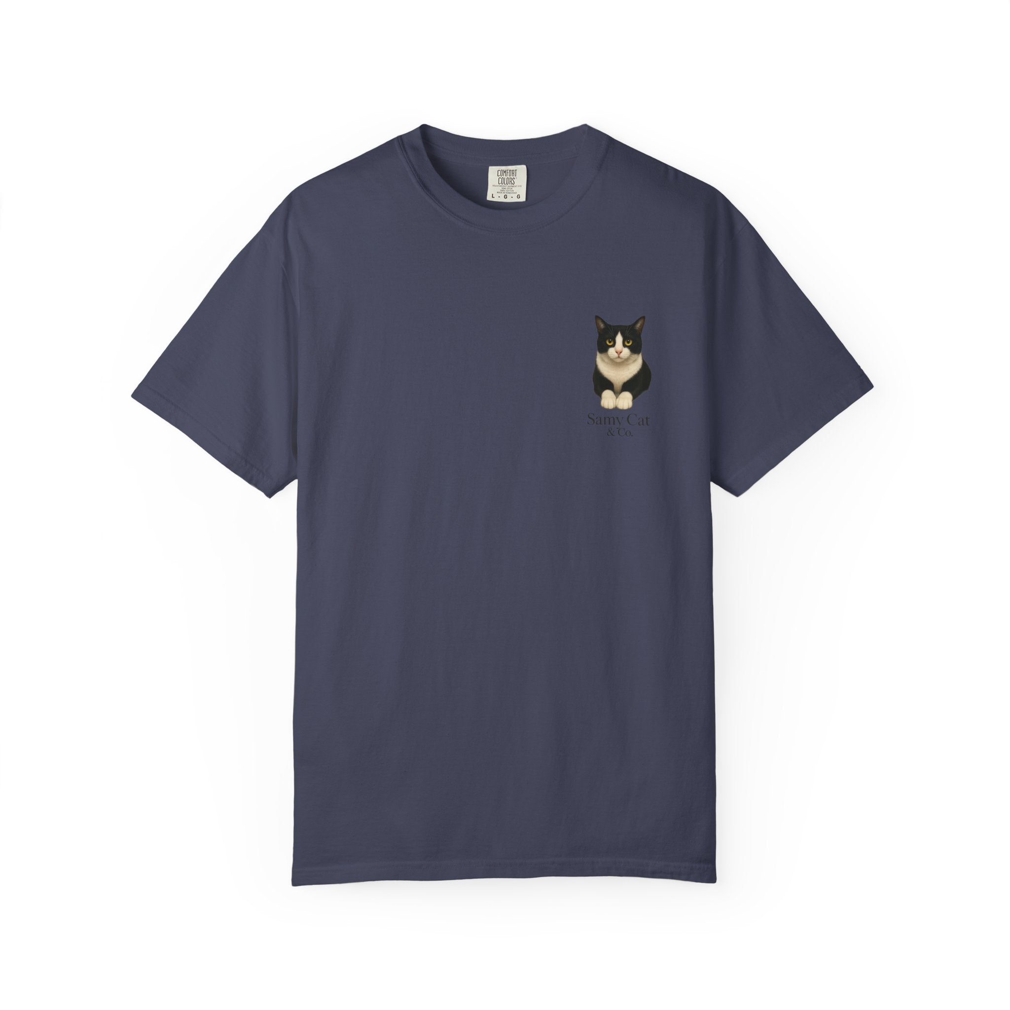 Chihuahua Portrait T-Shirt | Small Dog Illustration, Heart Chest Detail