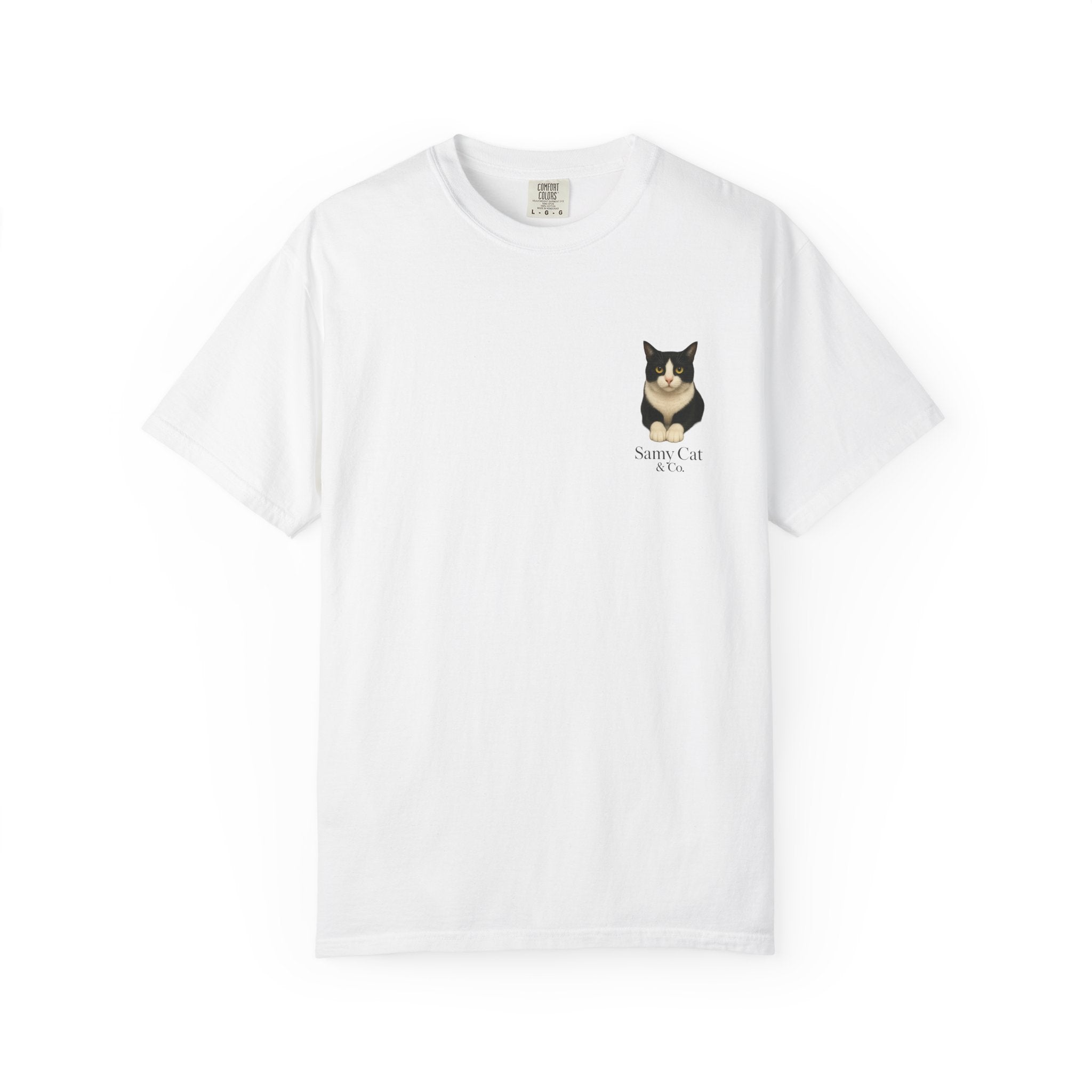 Chihuahua Portrait T-Shirt | Small Dog Illustration, Heart Chest Detail
