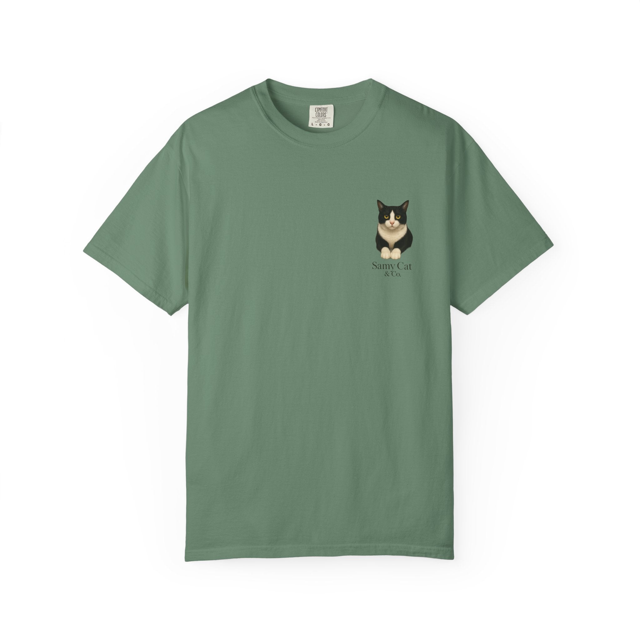 Chihuahua Portrait T-Shirt | Small Dog Illustration, Heart Chest Detail