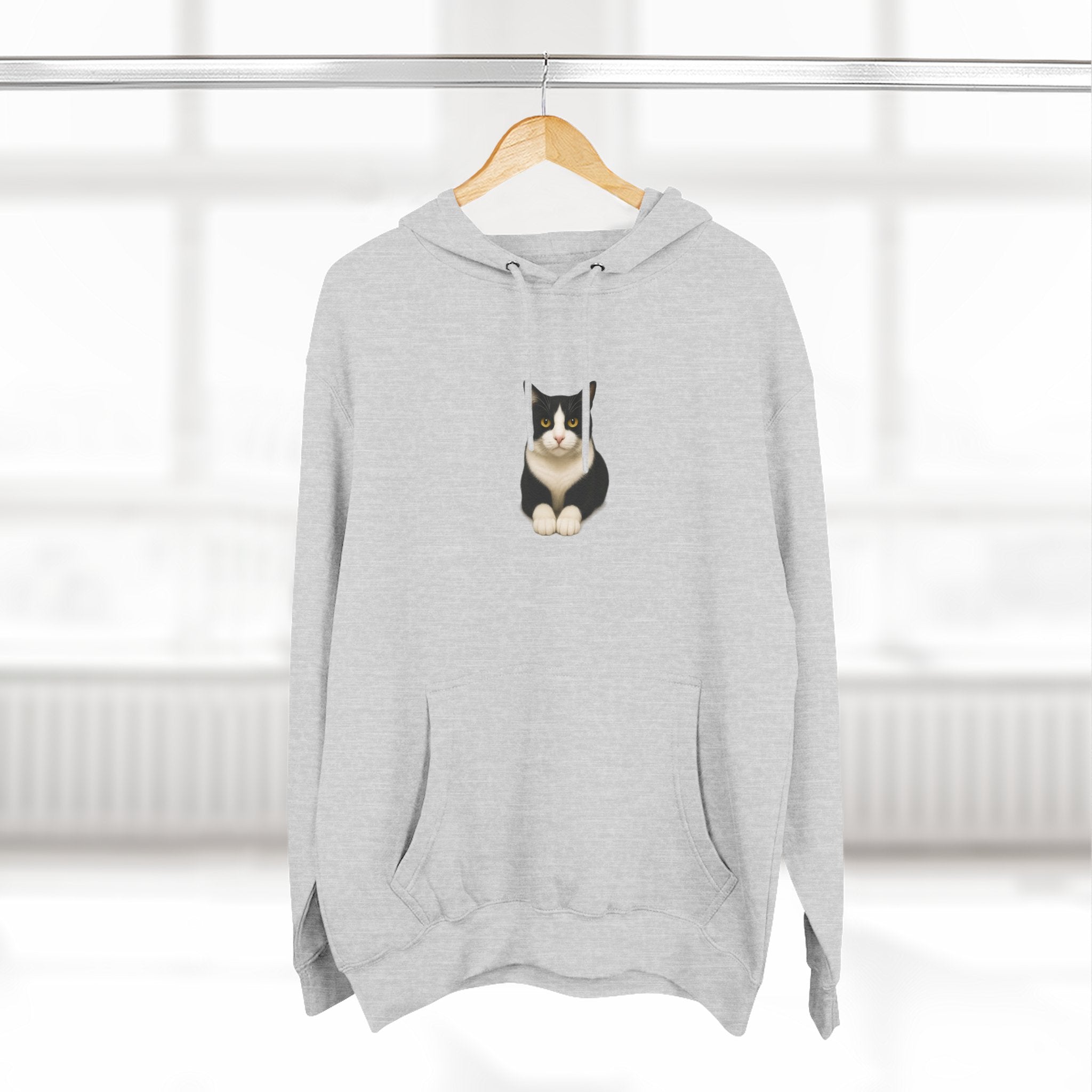 Hanging  Hoodie — Cozy Fleece Pullover for Animal Lovers