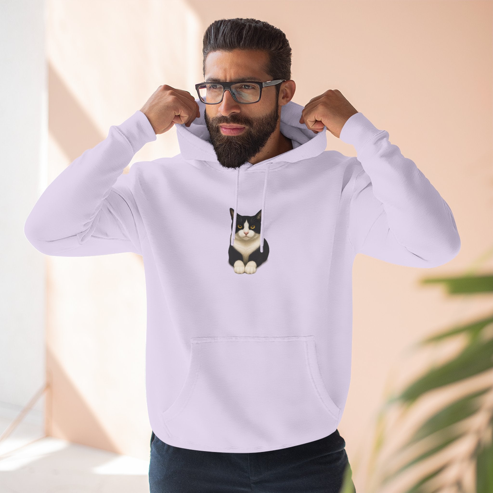 Hanging  Hoodie — Cozy Fleece Pullover for Animal Lovers