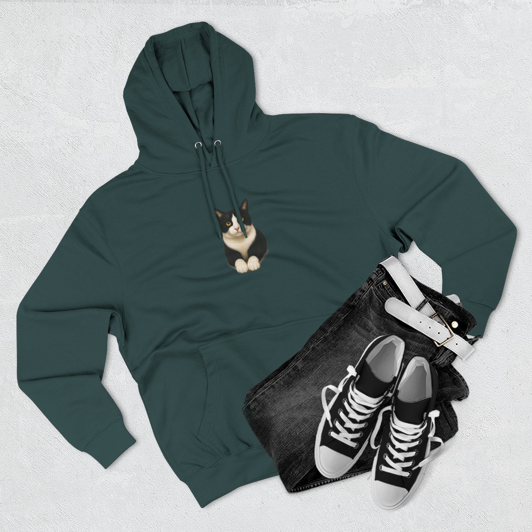 Hanging  Hoodie — Cozy Fleece Pullover for Animal Lovers