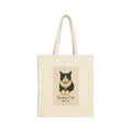Tuxedo Cat Illustration Tote Bag | Samy Cat & Co. Canvas Tote