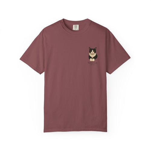 Chihuahua Portrait T-Shirt | Small Dog Illustration, Heart Chest Detail