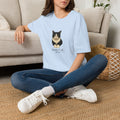 Tuxedo Cat Graphic Tee — Cute “Sammy Cat” Portrait T-Shirt