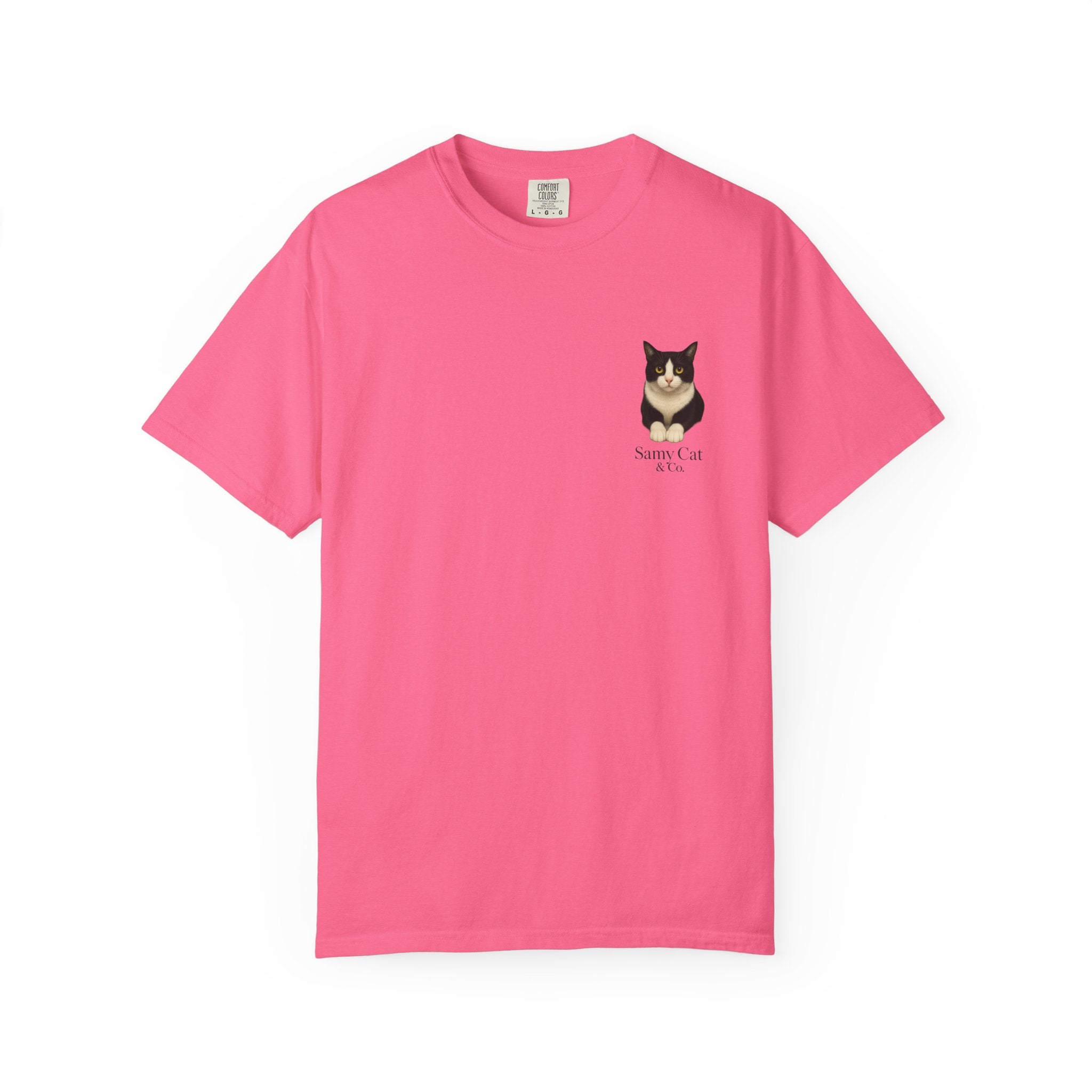 Chihuahua Portrait T-Shirt | Small Dog Illustration, Heart Chest Detail
