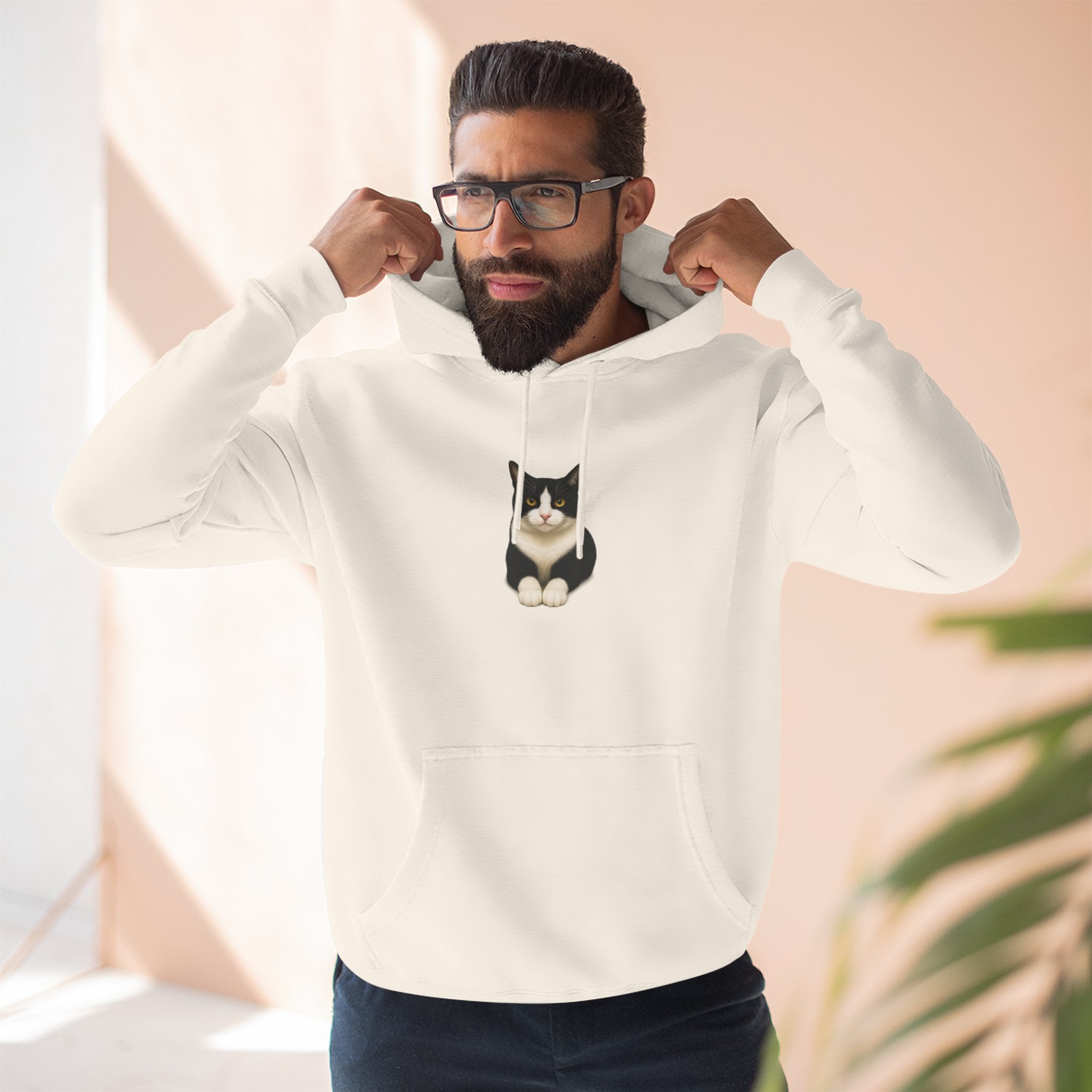 Hanging  Hoodie — Cozy Fleece Pullover for Animal Lovers