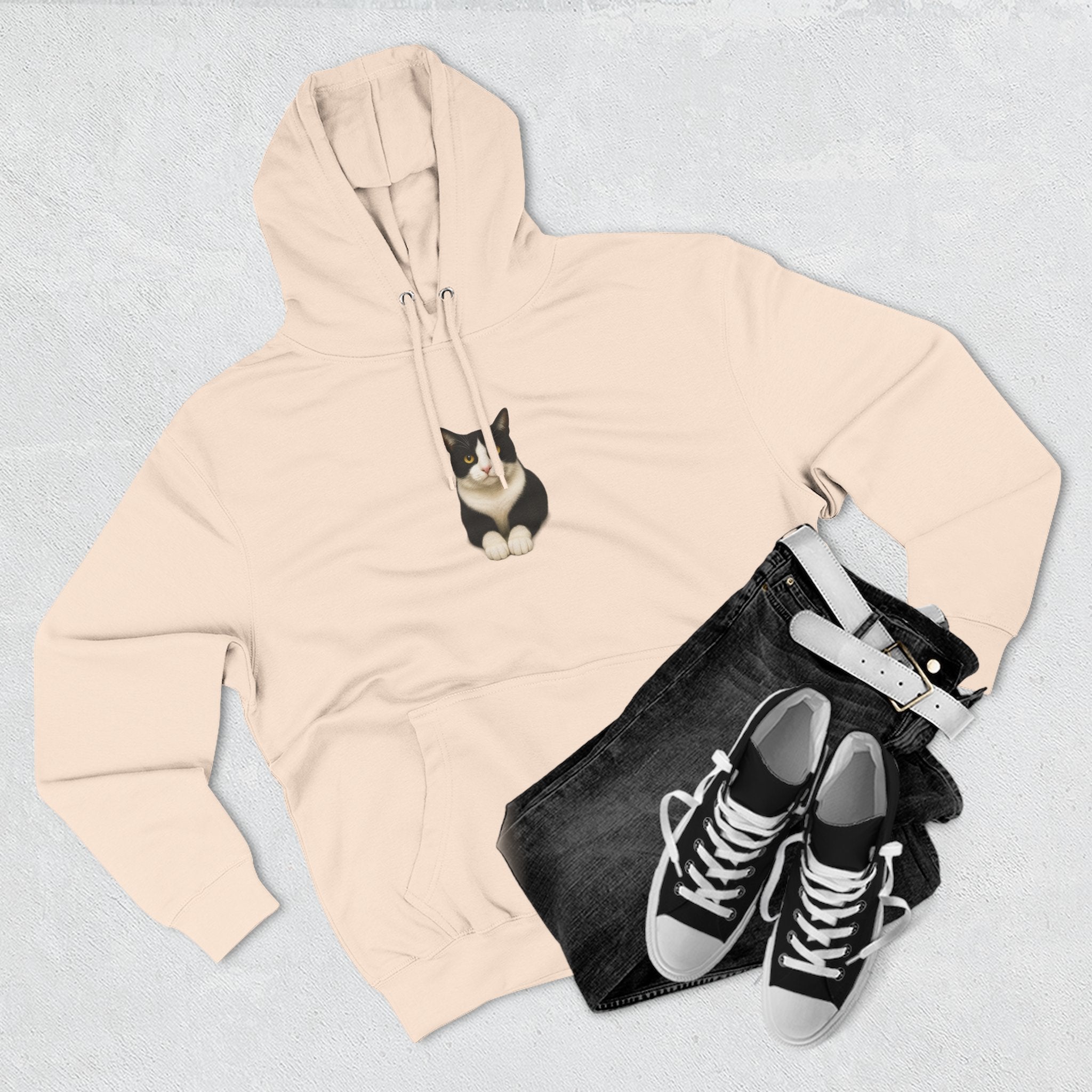 Hanging  Hoodie — Cozy Fleece Pullover for Animal Lovers