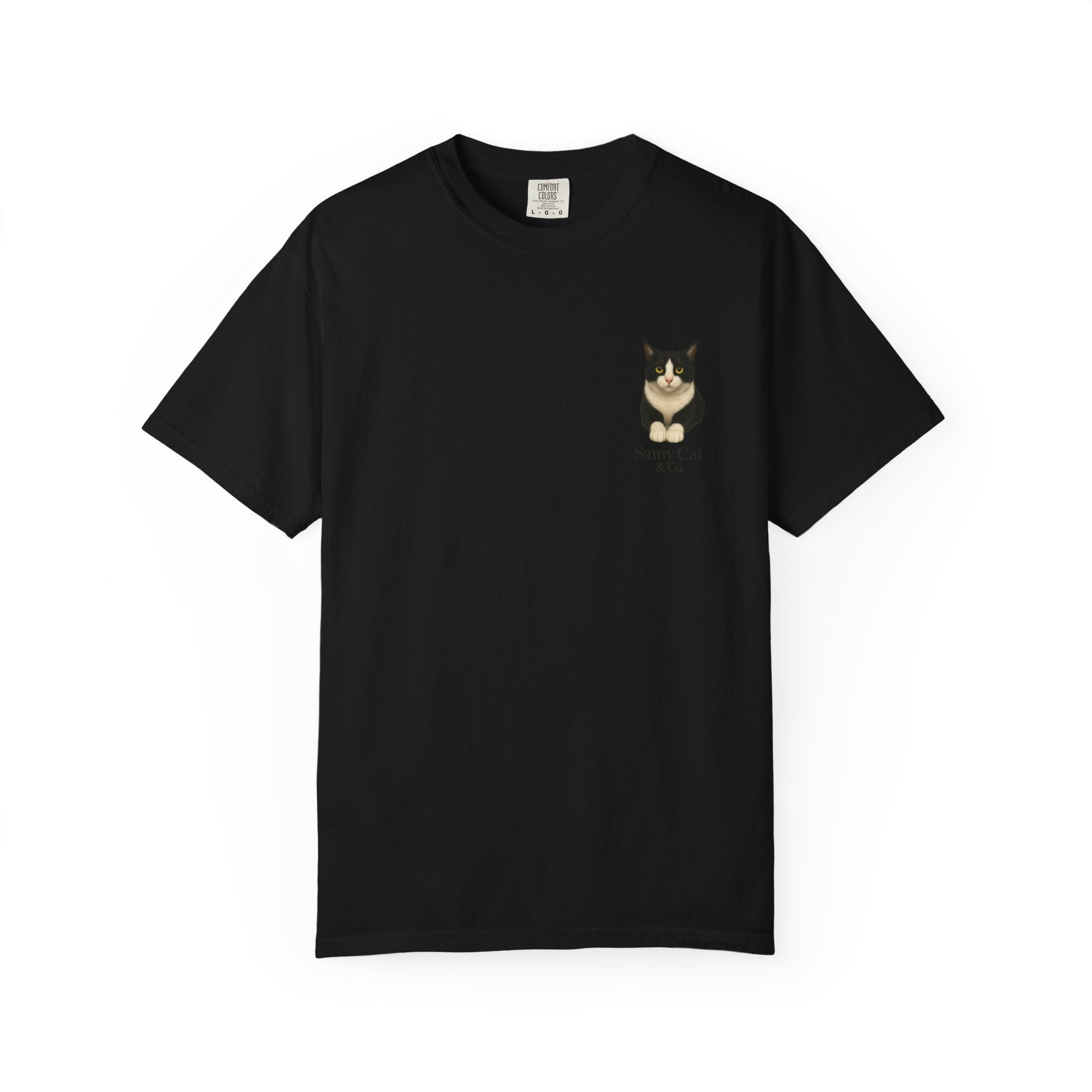 Chihuahua Portrait T-Shirt | Small Dog Illustration, Heart Chest Detail
