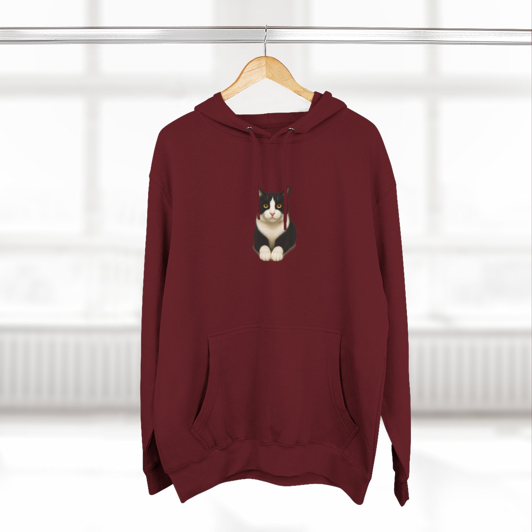 Hanging  Hoodie — Cozy Fleece Pullover for Animal Lovers