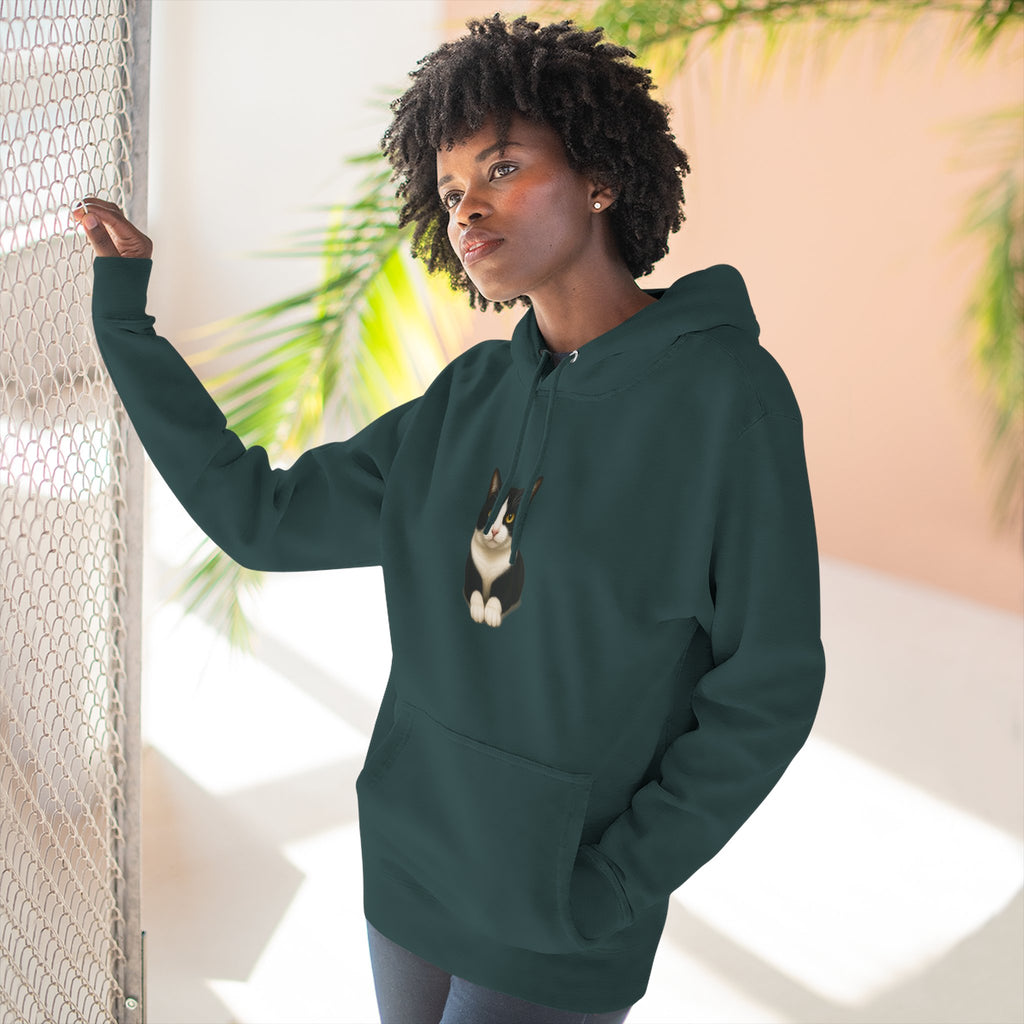 Hanging  Hoodie — Cozy Fleece Pullover for Animal Lovers