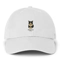 Samy Cat Cap | Embroidered Baseball Hat, Minimal Cat Portrait