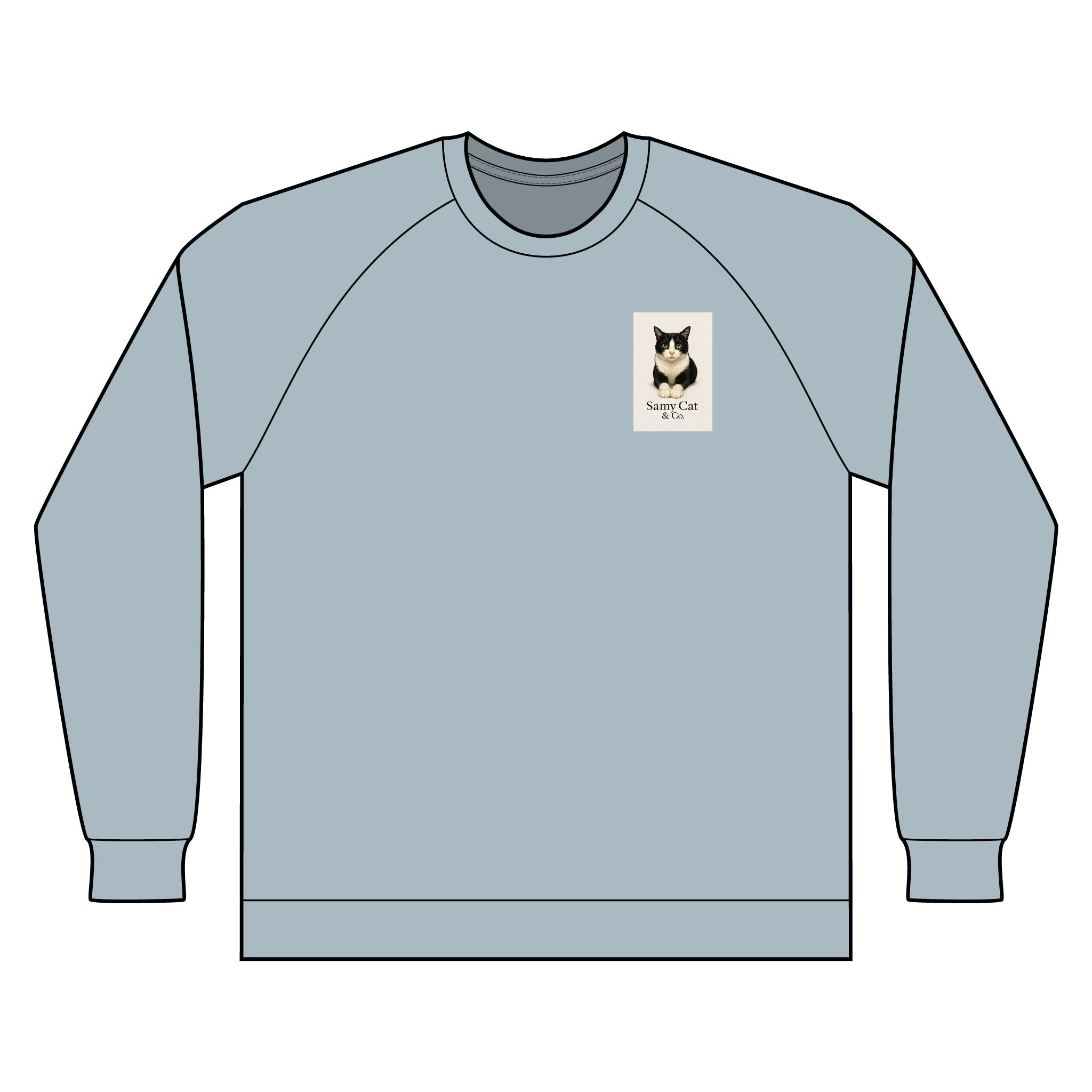 Rewneck Sweatshirt - Samy Cat