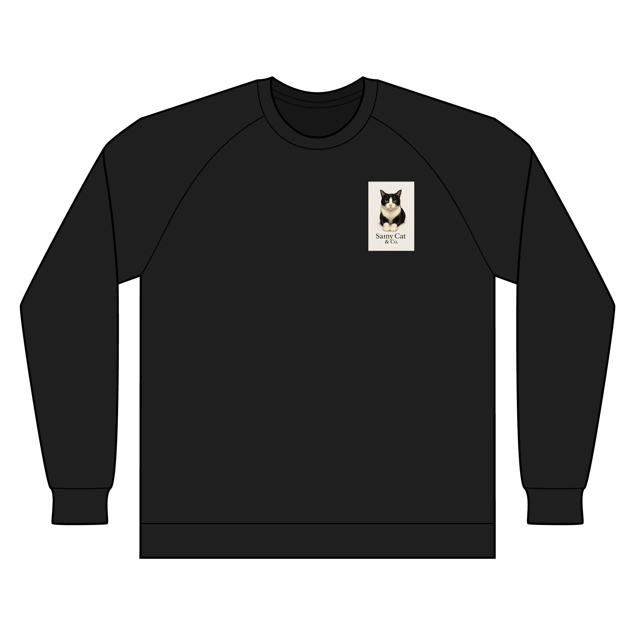 Rewneck Sweatshirt - Samy Cat