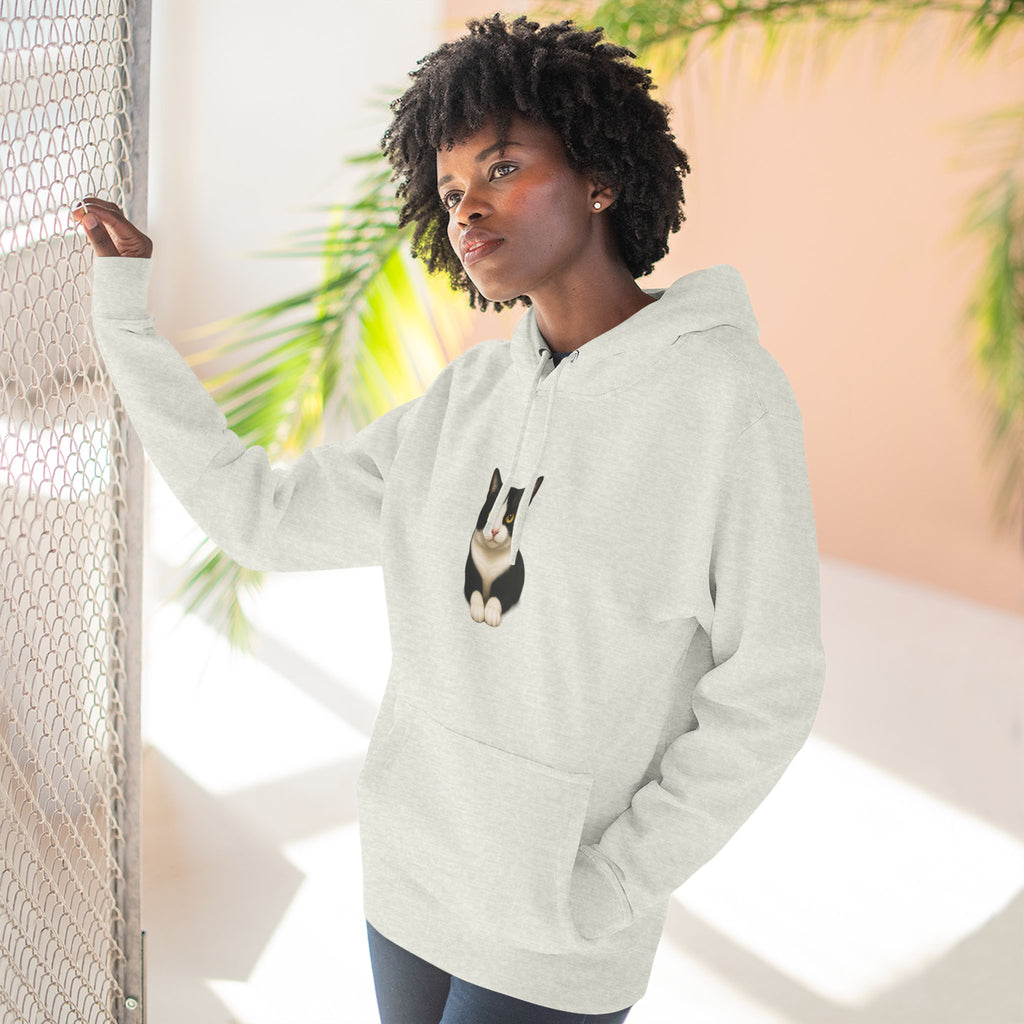 Hanging  Hoodie — Cozy Fleece Pullover for Animal Lovers