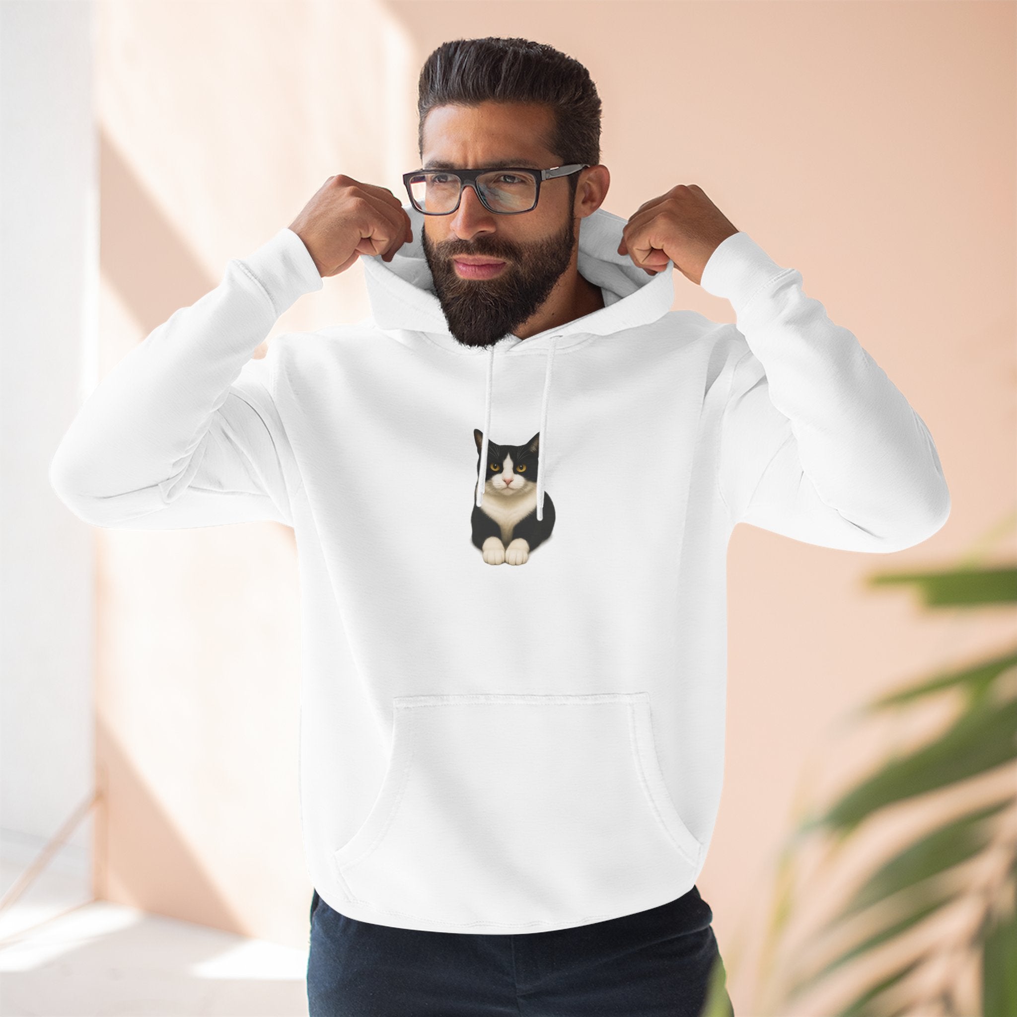 Hanging  Hoodie — Cozy Fleece Pullover for Animal Lovers